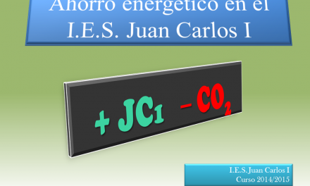 Ahorro energético en el IES Juan Carlos I