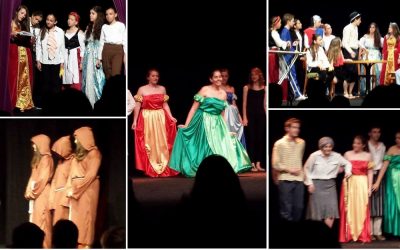 Actuaciones del grupo de teatro del IES: “Los figurantes” y “La bella y la bestia”