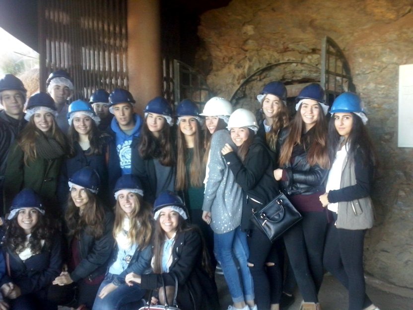 Visita de los alumnos de 1º Bachillerato CCSS a la Mina Agrupa Vicenta