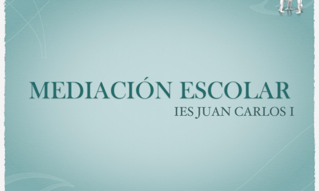 Los alumnos mediadores explican la mediación a 1º y 2º ESO