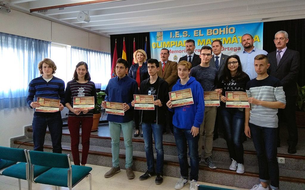 Nicolás Colchero, segundo premio en la XXIX Olimpíada Matemática del IES “El Bohío”