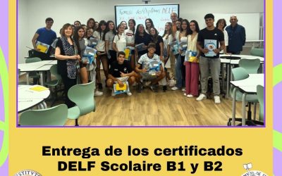 ENTREGA DIPLOMAS DELF SCOLAIRE 2025