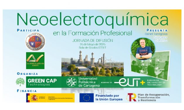 El proyecto de innovación de Neoelectroquímica en la FP, desarrollado en el marco del Plan de Recuperación, Transformación y Resiliencia – Financiado por la Unión Europea – NextGenerationEU, celebra su acto de clausura.