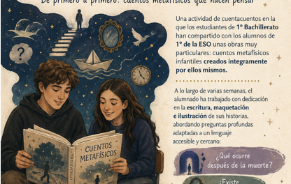 Actividad Día del Libro: “De primero a primero: cuentos metafísicos que hacen pensar”